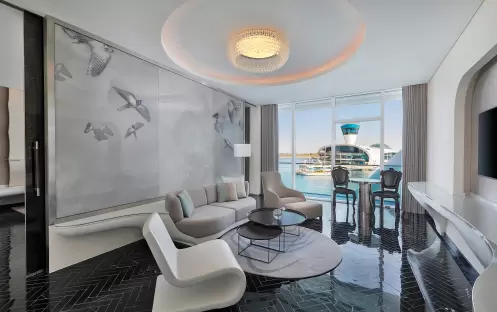 W ABU DHABI - FANTASITI SUITE LIVING ROOM